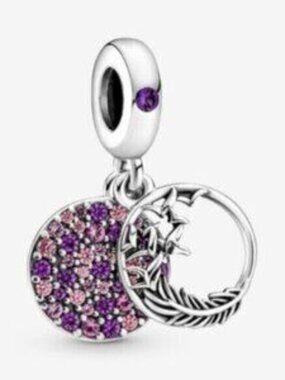 Pandora Pav�� Feather Dangle Charm